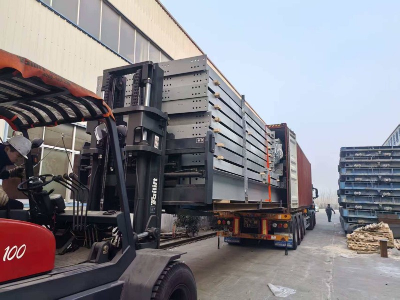 Испорука складишта челичних конструкција у Уругвају